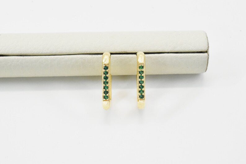 Emerald Earrings - Sapire Jewellery